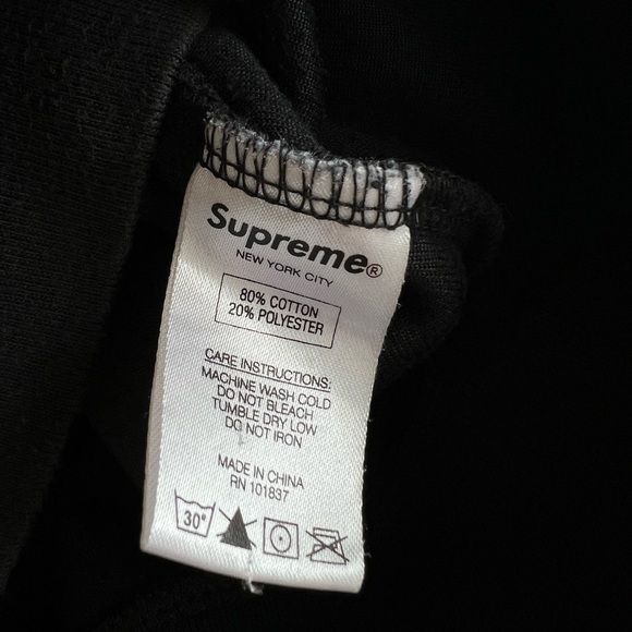 SUPREME Velour Lightweight Sweatshirt - Picture 4 of 5